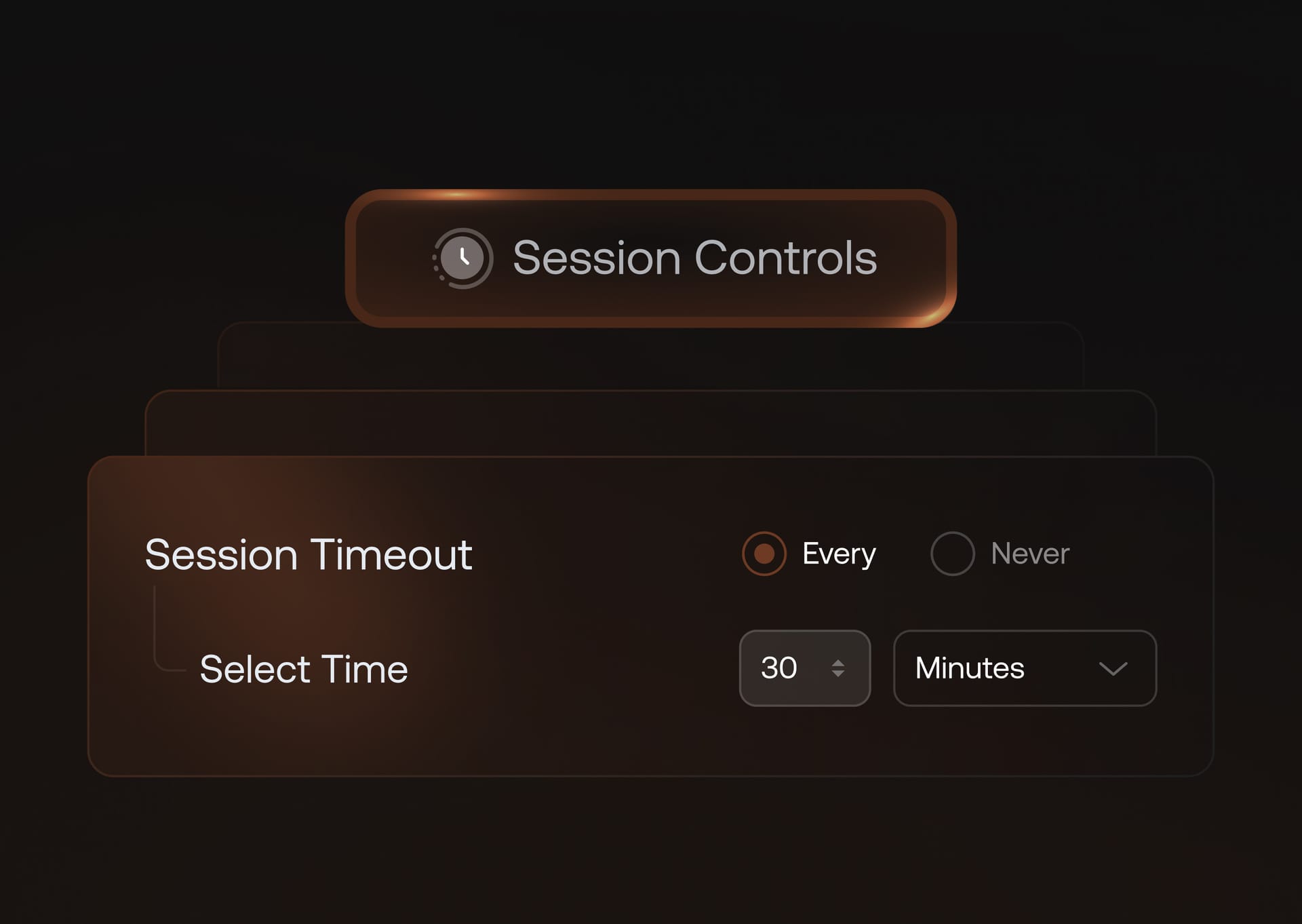 Hexnode IdP session management settings featuring session timeout controls to enhance security and enforce access management policies.