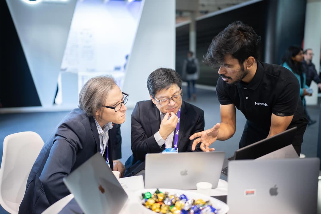 Hexnode sales rep at MWC23