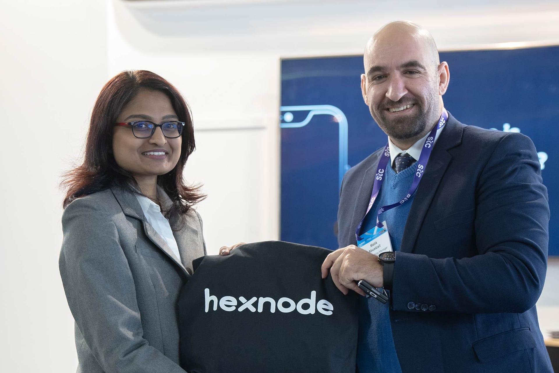Hexnode sales rep at MWC23
