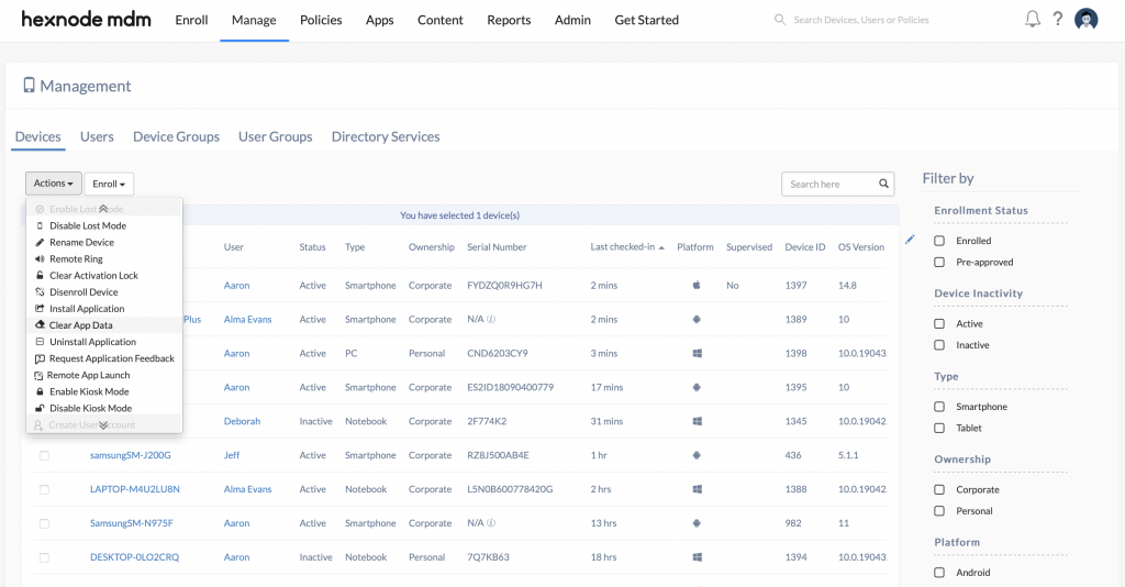 clear-app-data-android-unified-endpoint-management-community