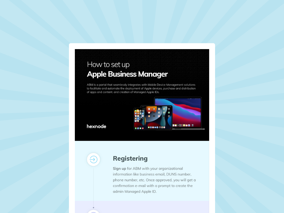 How to set up Apple Business Manager