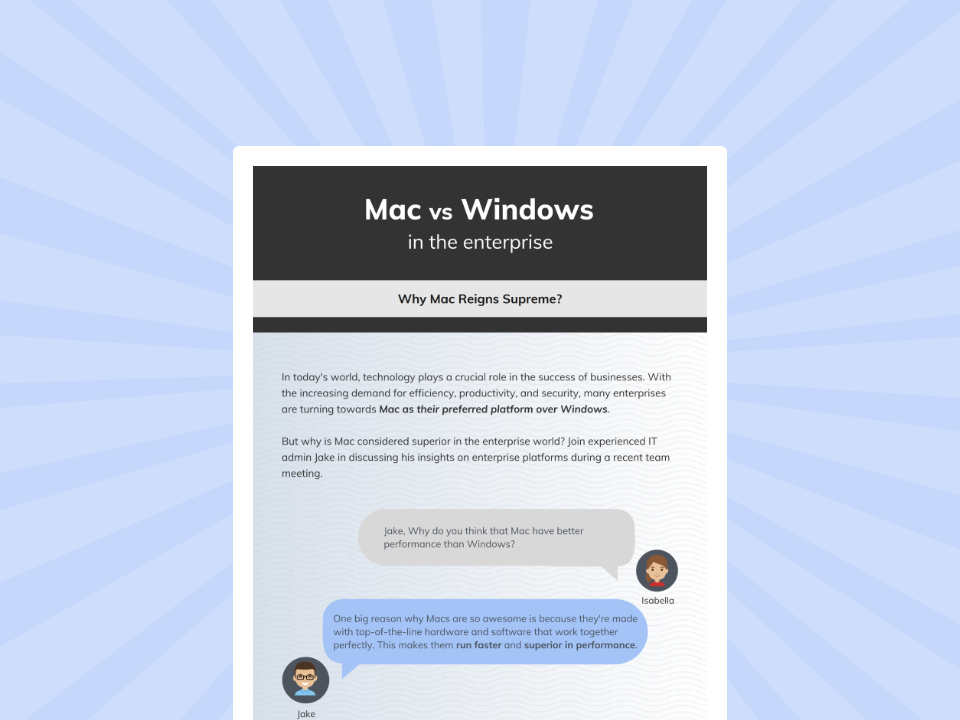 Mac vs Windows in the enterprise